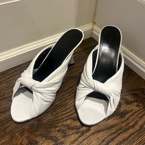 Balenciaga White Women's Heeled Mules